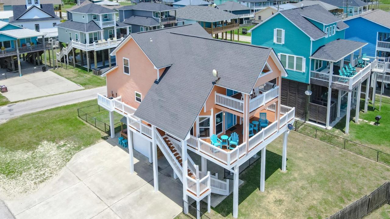Villa Spring Break Specials! Front Row Views - Tiki Bar - Playground Bolivar Peninsula Esterno foto